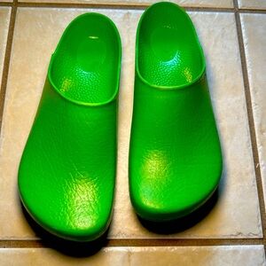 Birkenstock Green Women's Slip-On Clog Shoes